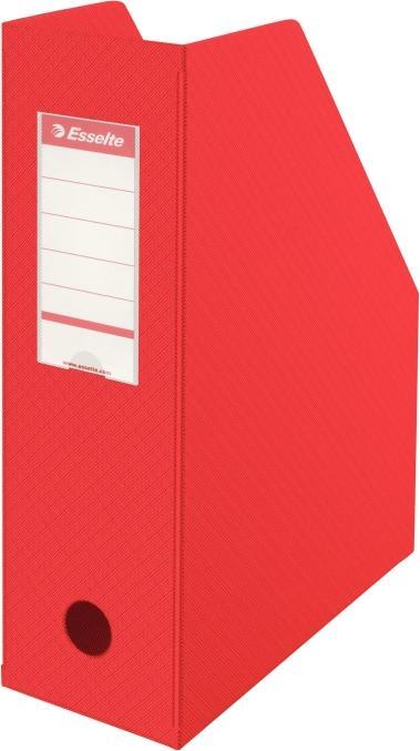 Produktbild Leitz Stehsammler Standard, DIN A4, Pappe, rot (B)100 mm mit PVC-Folie umschweisst, faltbar, mit Si (A4)