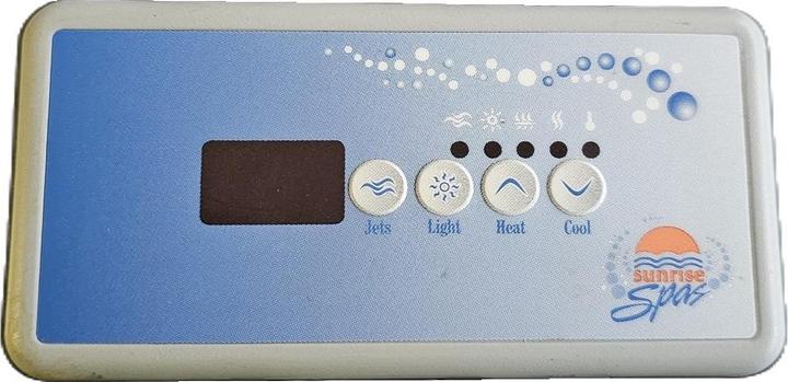 Produktbild Gecko Covers Bedienfeld TSC-18 mit Sunrise Overlay