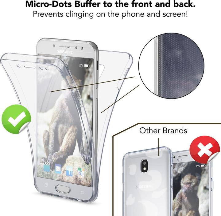 Image du produit Nalia Étui pour téléphone portable à 360 degrés (Samsung Galaxy J5 (2017))