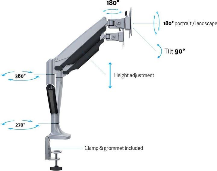 Actual product image Multibrackets M Deskmount (Table, 27")