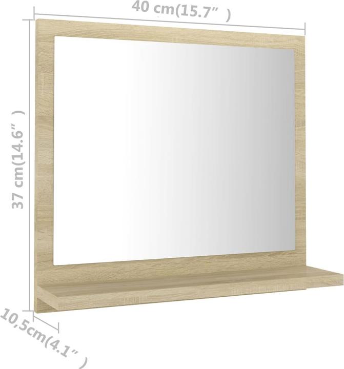Immagine prodotto VidaXL Specchio (40 x 10,5 x 37 cm)