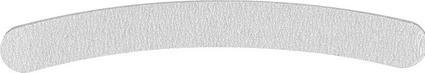 Tools for Beauty T4B MIMO Banana Shaped Zebra Nail File with 100/180 Grit