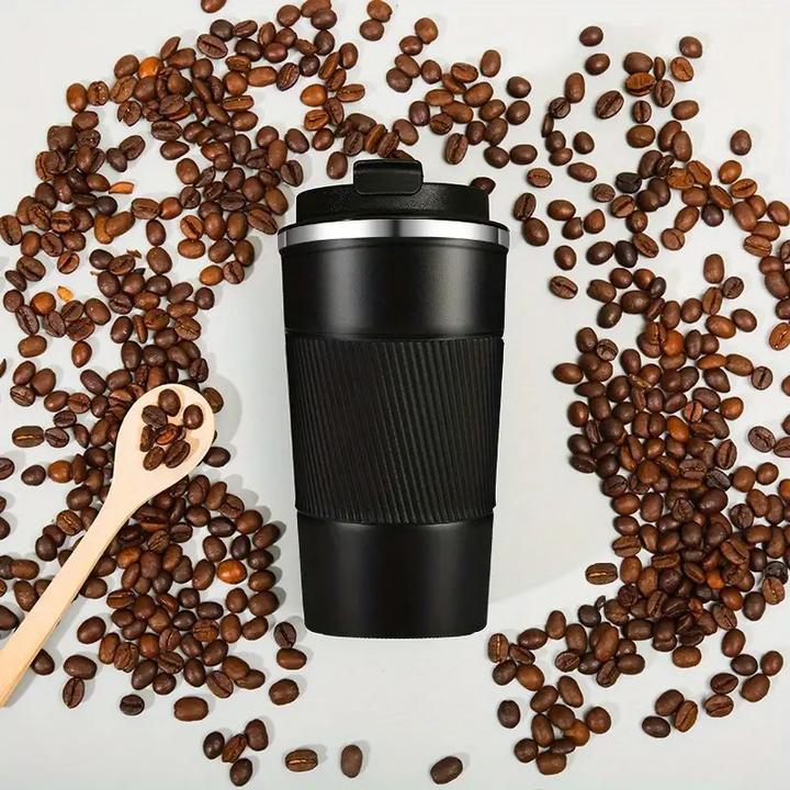 Image du produit ASMI Gobelet thermique en acier inoxydable, Gobelet à café, Gobelet Auto-Tumbler, 900ml (0.89 l)