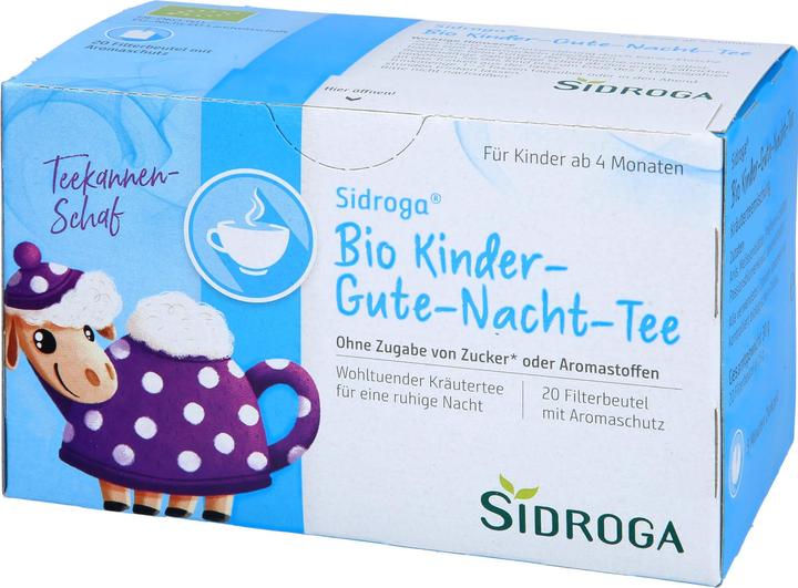 Produktbild Sidroga Bio Kinder Gute-Nacht-Tee, 20 St. Filterbeutel
