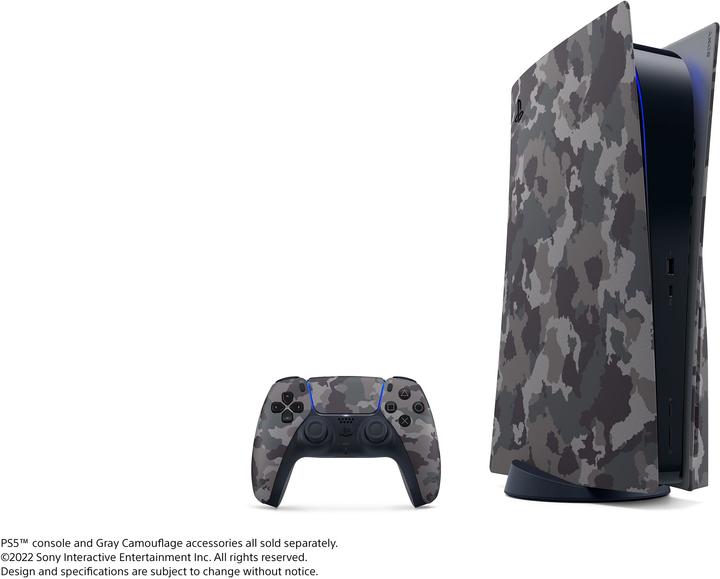 Produktbild Sony PS5 Standard Cover Grey Camo (PS5)
