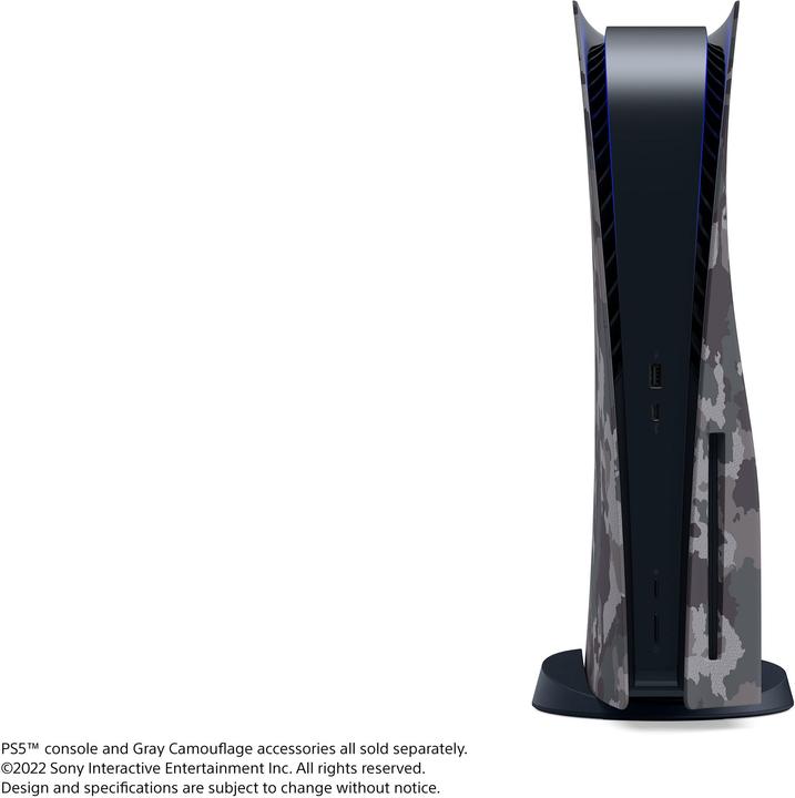 Produktbild Sony PS5 Standard Cover Grey Camo (PS5)
