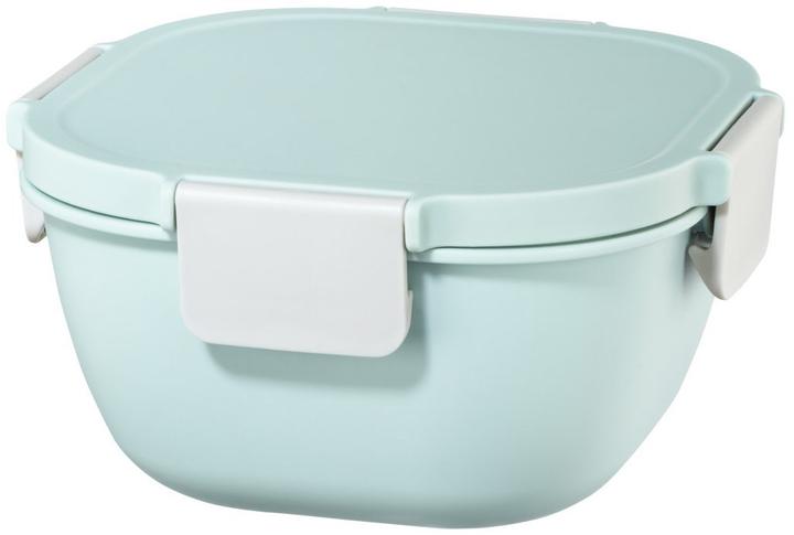 Xavax Lunchbox, mit Gabel, 1700 ml, Pastellblau