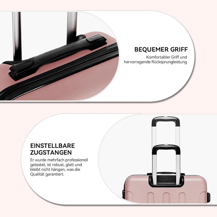 Actual product image Beibye Reisekoffer mit Zwillingsrollen (110 l, L (90 - 115l))