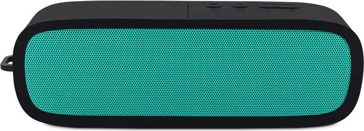 Actual product image Fantec Novi F20 Bluetooth Speaker wireless up to 10m range Handsfree Battery 15h Silicone case Color: black (15 h, Battery operated)