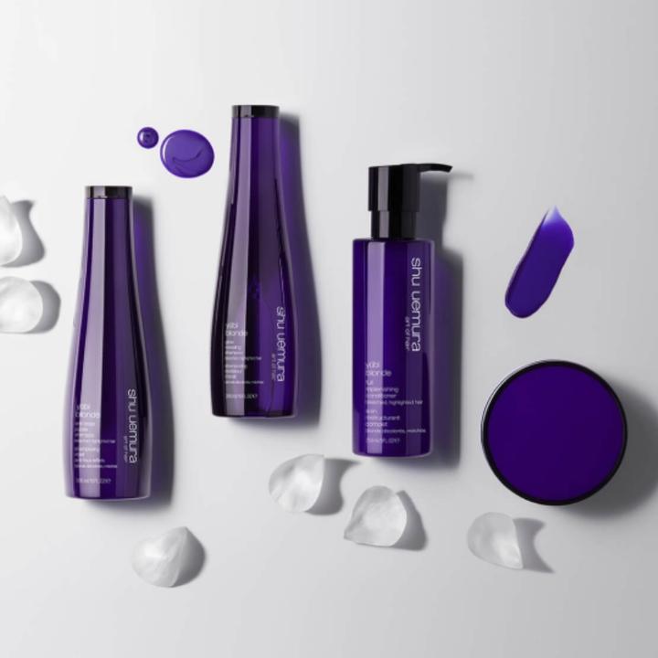 Image du produit Shu Uemura yūbi blonde Shampooing anti-jaunissement pourpre (300 ml, Shampoing liquide)