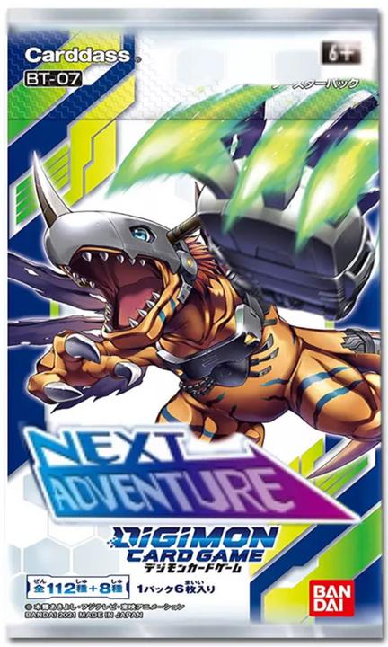 Actual product image Digimon Next Adventure BT07 Booster - Card Game - EN (English, Booster Pack)