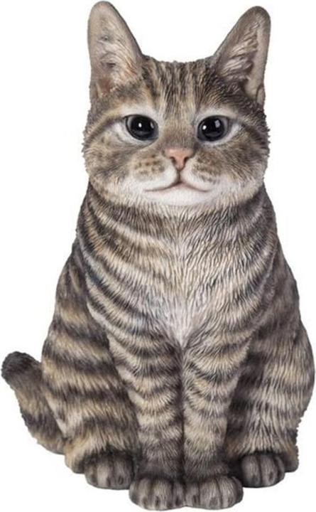 Produktbild Arts Dekofigur Katze Sitzend, 19.5 cm, Grau, Bewusste