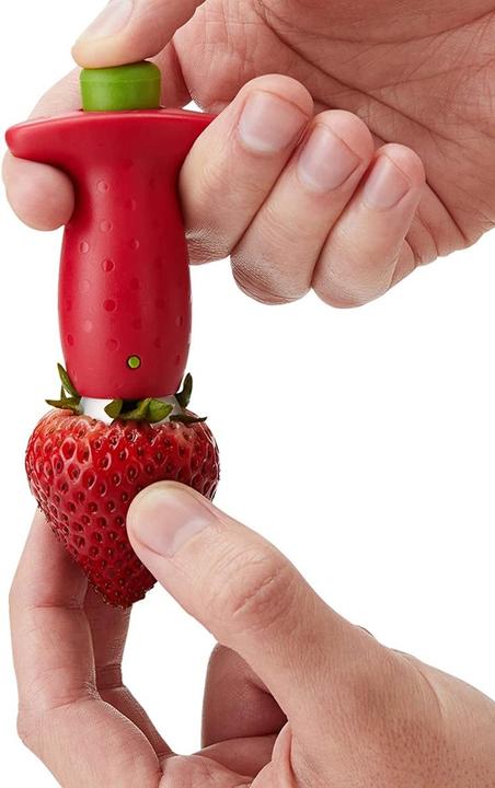 Produktbild Chef'n Erdbeerstrunkentferner StemGem 4,5cm rot