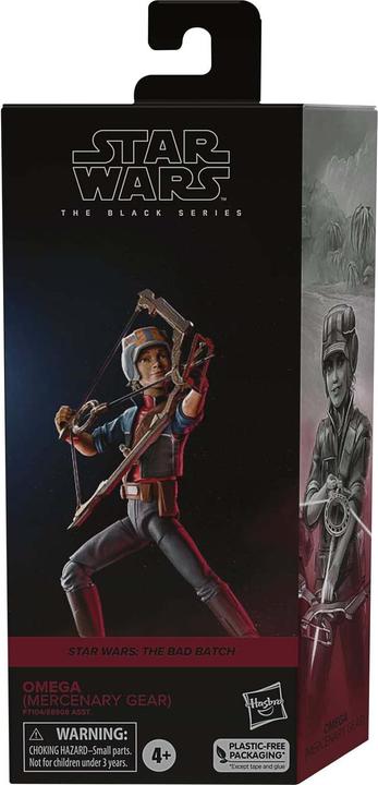 Immagine prodotto Hasbro Star Wars: The Bad Batch Black Series statuetta Omega (Mercenary Gear) 15 cm