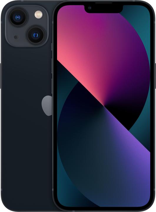 Apple iPhone 13 (128 GB, Midnight, 6.10", SIM + eSIM, 12 Mpx, 5G)