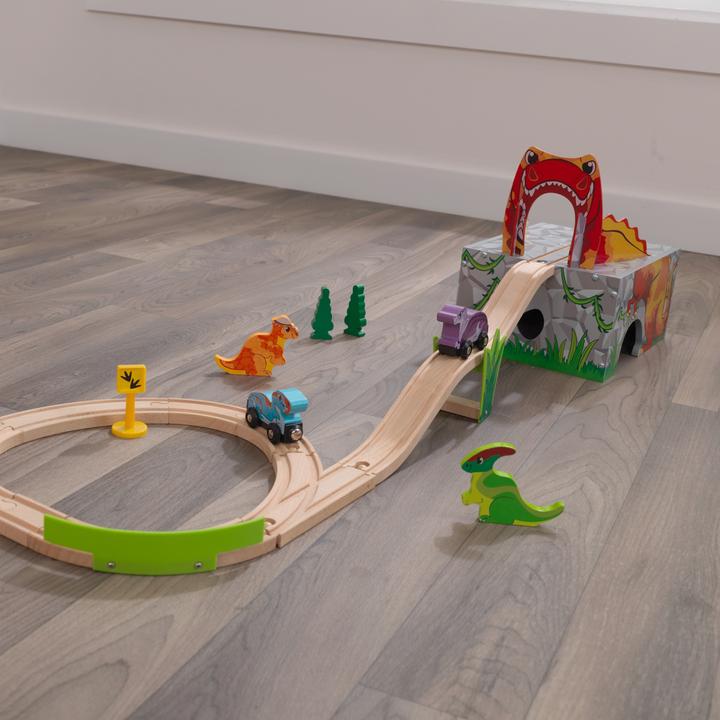 Produktbild KidKraft Adventure Tracks™ Dino-Welt Bebende T-Rex-Höhle
