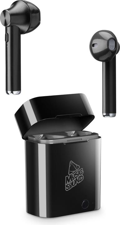Actual product image Cellularline AQL TWS In-Ear Headset Music Sound pure black (10 h, Wireless)