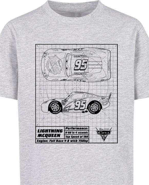 Immagine prodotto Absolute Cult Maglietta Cars - Saetta McQueen Blueprint Basic - 133315 (110, 116)