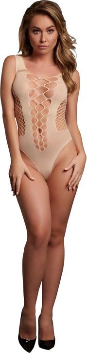 Image du produit Le Désir V-Neck Teddy with Opaque Panels - One Size (Taille unique)