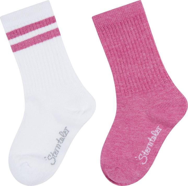 Immagine prodotto Sterntaler Socken Active Uni lang 2er Set Pink Melange Gr. 27-30 (27 - 30)