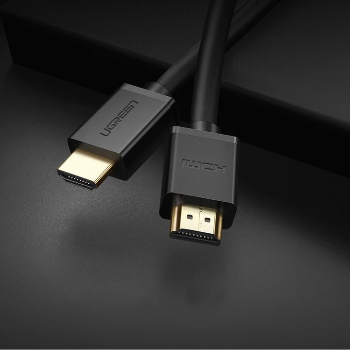 Produktbild Ugreen Kabel HDMI-Kabel 4K 30 Hz 3D 18 10 m schwarz (HD104 10110) (10 m, HDMI)