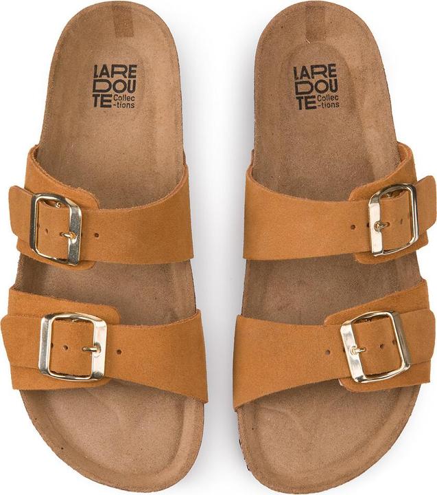 Actual product image La Redoute Collections Mules with 2 suede straps (36)