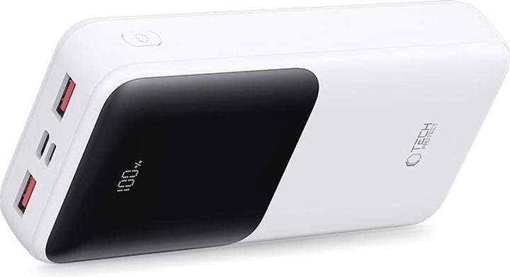 Actual product image Tech-Protect Powerbank PB02 20000mAh 22.5W - white (20000 mAh, 22.50 W)