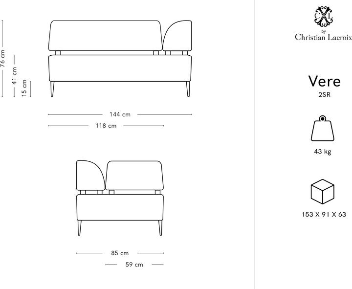 Produktbild CXL by Christian Lacroix Vere (2-Sitzer, 3-Sitzer, 4-Sitzer)