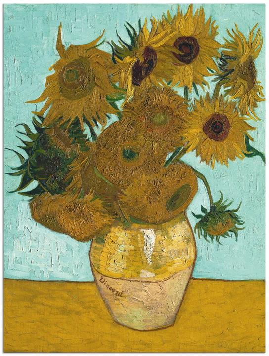 Artland Vase with sunflowers. 1888 T7LG (45 x 60 cm)
