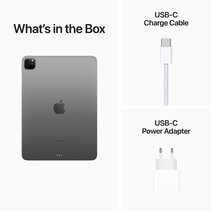 Actual product image Apple iPad Pro 2022 (4. Gen) (WLAN only, 11", 128 GB, Space grey)