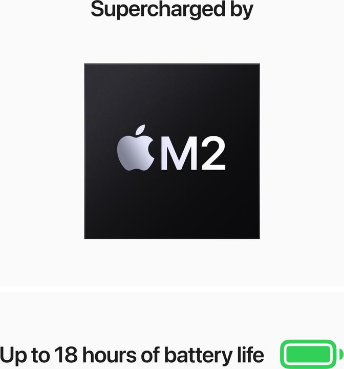 Actual product image Apple MacBook Air – 2022 (13.60", M2, 8 GB, 512 GB, DE)