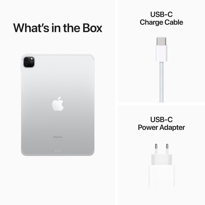 Actual product image Apple iPad Pro 2022 (4. Gen) (5G, 11", 1000 GB, Silver)