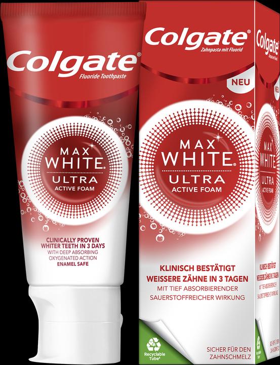 Immagine prodotto Colgate Max White Ultra Active Foam Whitening (50 ml)