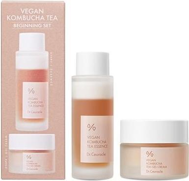 Actual product image Leegeehaam Dr. Ceuracle Vegan Kombucha Tea Beginning Set Starter Kit - Essence 1.69 fl oz, Gel Cream 1.05 oz - (Facial care set)