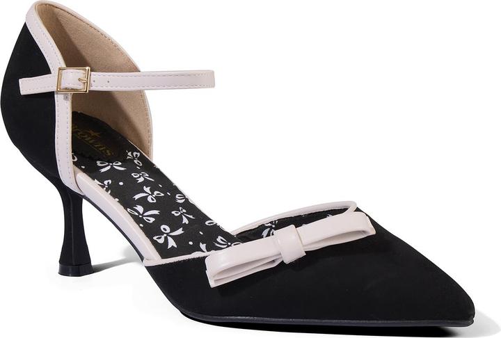 Actual product image Joe Browns Bow Detail Monochrome Slingback Heels (42)