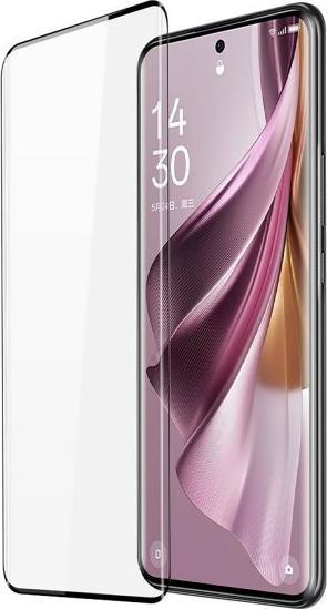 Produktbild PhoneLook 3D Tempered Glass Full Screen Display Schutzglas mit schwarzem Rahmen (1 Stück, Oppo Reno 10 Pro, OPPO Reno 10)