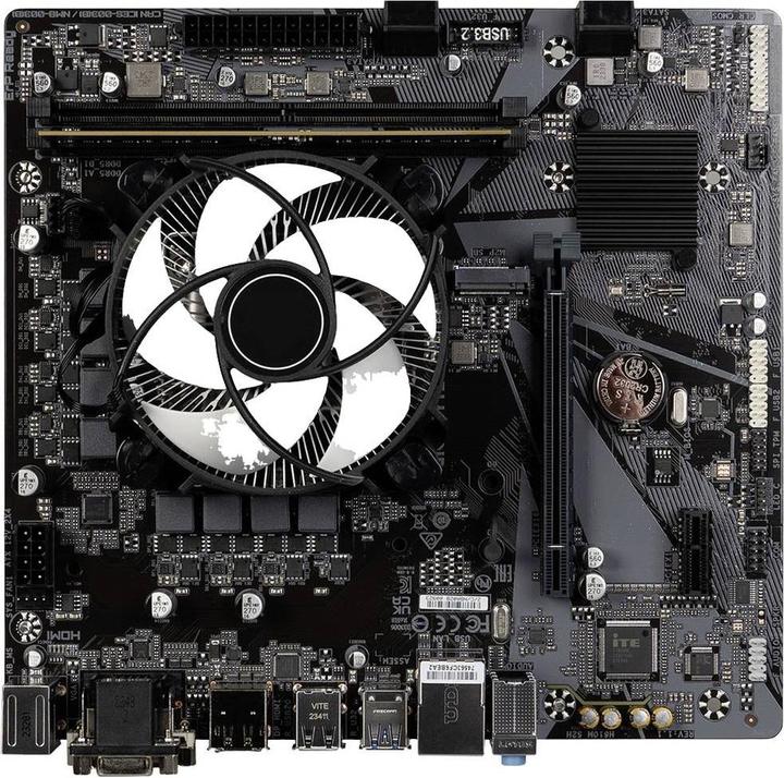 Renkforce PC Tuning-Kit Intel® Core™ i3 14100 4.7 GHz 16 GB DDR5-RAM M.2 PCIe N (LGA 1700, Intel H610, mATX)