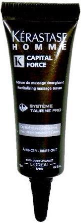 Immagine prodotto Kérastase Homme Capital Force Hair Maintenance System Revitalizing Message Serum (12 ml)
