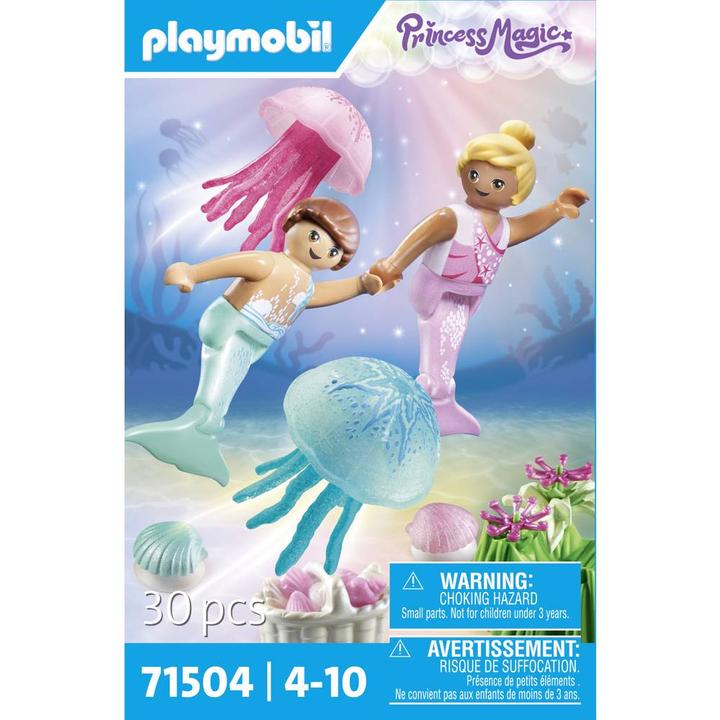 Actual product image Playmobil Mermaid children with jellyfish (71504, Playmobil Princess Magic)