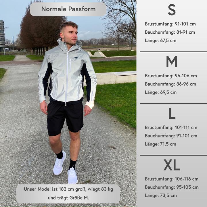 Actual product image Valkental Functional & Reflective Softshell Jacket for Outdoor Activities - Men's (L)