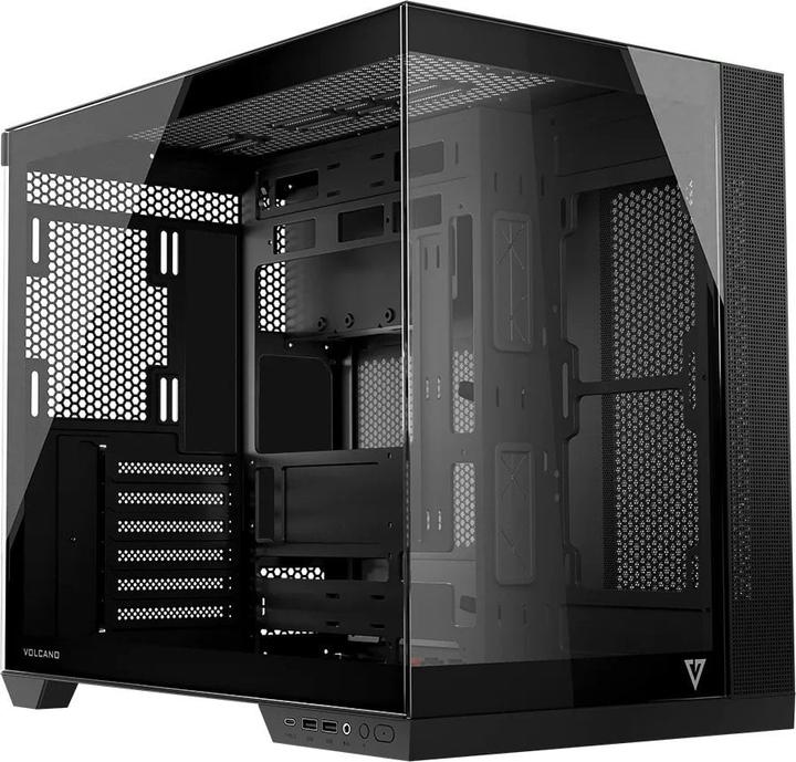 Produktbild Modecom Obudowa Volcano Panorama czarna (AT-PANORAMA-NF-0000-10-000000-0002) (ATX, ITX, Mini-ATX)