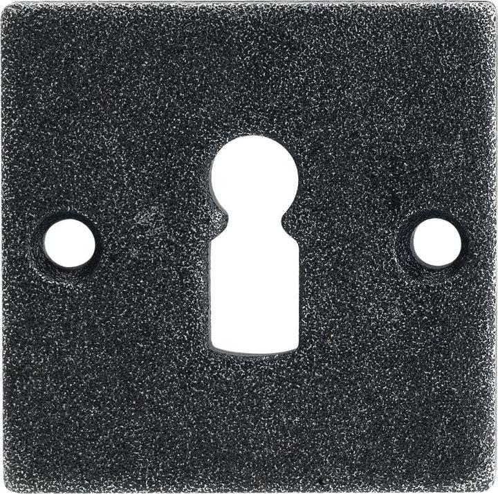 Actual product image Halcö Key escutcheon HALL & SÖLL - BB, 52 x 52 mm, galvanised black passivated (Door set)