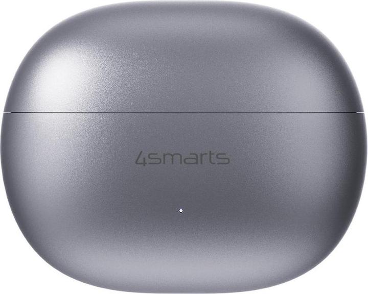 Productafbeelding 4smarts Open-Ear-Kopfhörer SkyBuds Clip Grau, Detailfarbe: Grau (NC, 28 h, Draadloze)