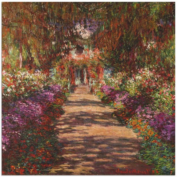 Produktbild Artland Weg in Monets Garten in Giverny. 1902 T6UD (70 x 70 cm)