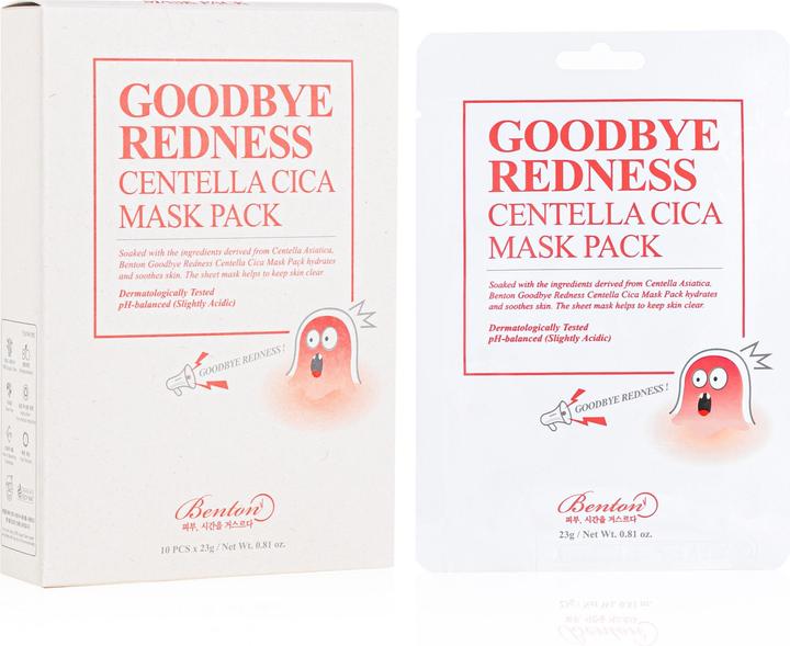 Actual product image Benton Goodbye Redness Centella Mask