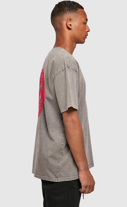 Actual product image FC Bayern München Mia San Mia Red Acid Washed Heavy Oversize Tee - 111611 (4XL)