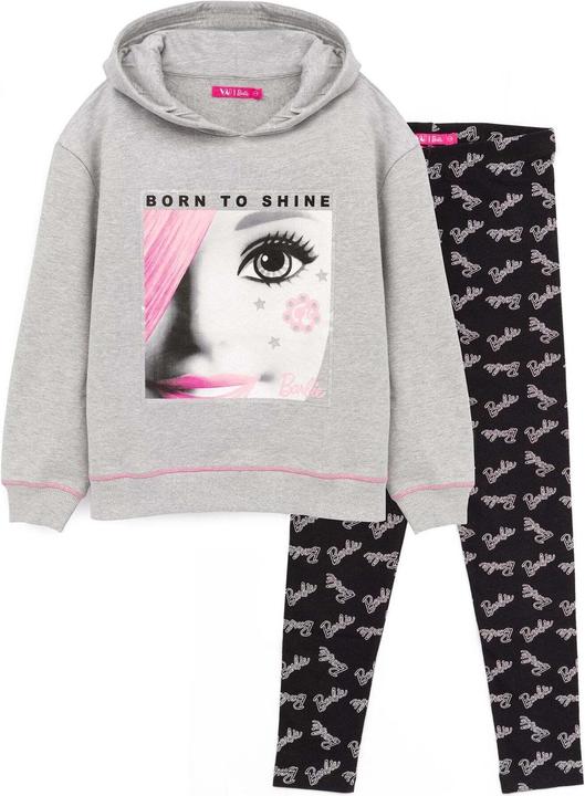 Actual product image Barbie Hoodie and leggings set girls (116)