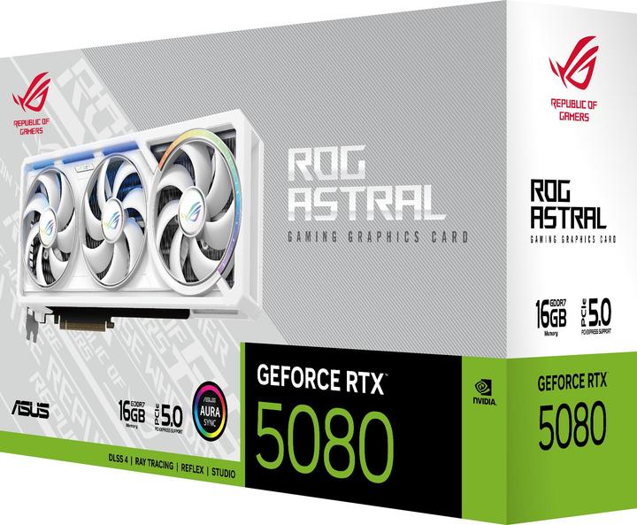 Immagine prodotto ASUS ROG Astral GeForce RTX 5080 White (16 GB)