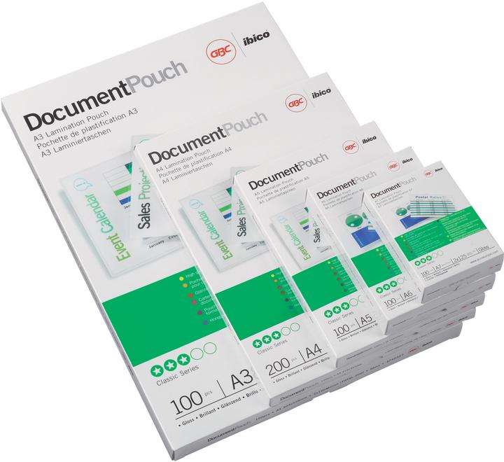 Produktbild GBC Laminierfolie (A4, 100 Stück, 75 µm)
