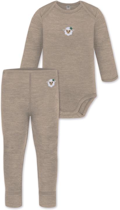 Produktbild Normani Merino Body Langarm und Baby Merino Hose - 9581 (68)